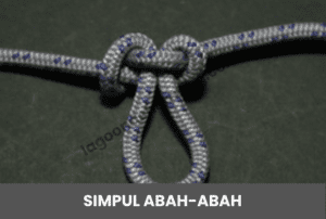 Ikatan Simpulan Asas Badan Unit Beruniform Pengakap Simpul Abah-Abah (Manharness Knot)