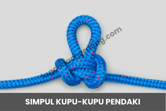 Ikatan Simpulan Asas Badan Unit Beruniform Pengakap Simpul Kupu-Kupu Pendaki (Alpine Butterfly Loop)