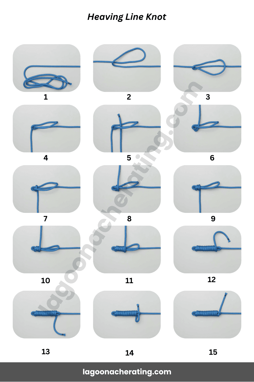 Ikatan Simpulan Asas Badan Unit Beruniform Pengakap Heaving Line Knot